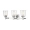 Z-Lite Bohin 3 Light Vanity, Chrome And Clear Seedy 464-3V-CH - alternate 1